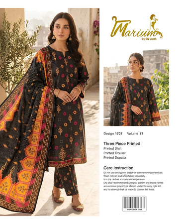 Marium Vol 17 (Pack of 16 Suits Three Piece Unstitched)