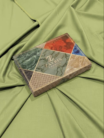 Premium Wash & Wear Suit – Olive Green