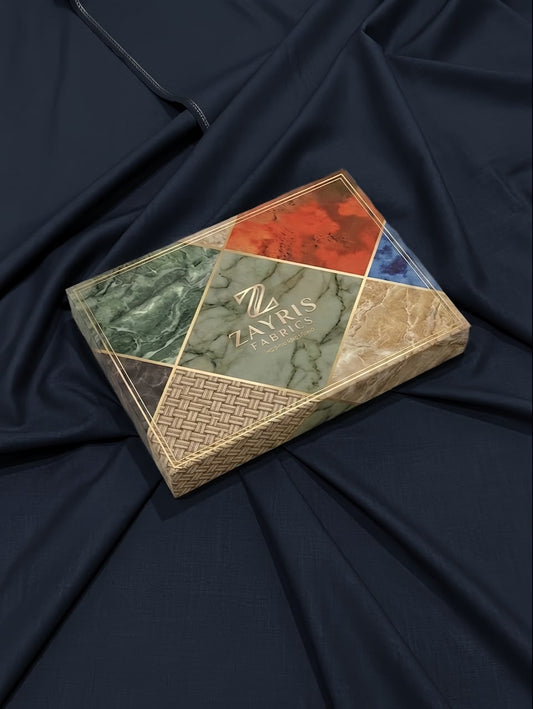Premium Wash & Wear Suit – Navy Blue