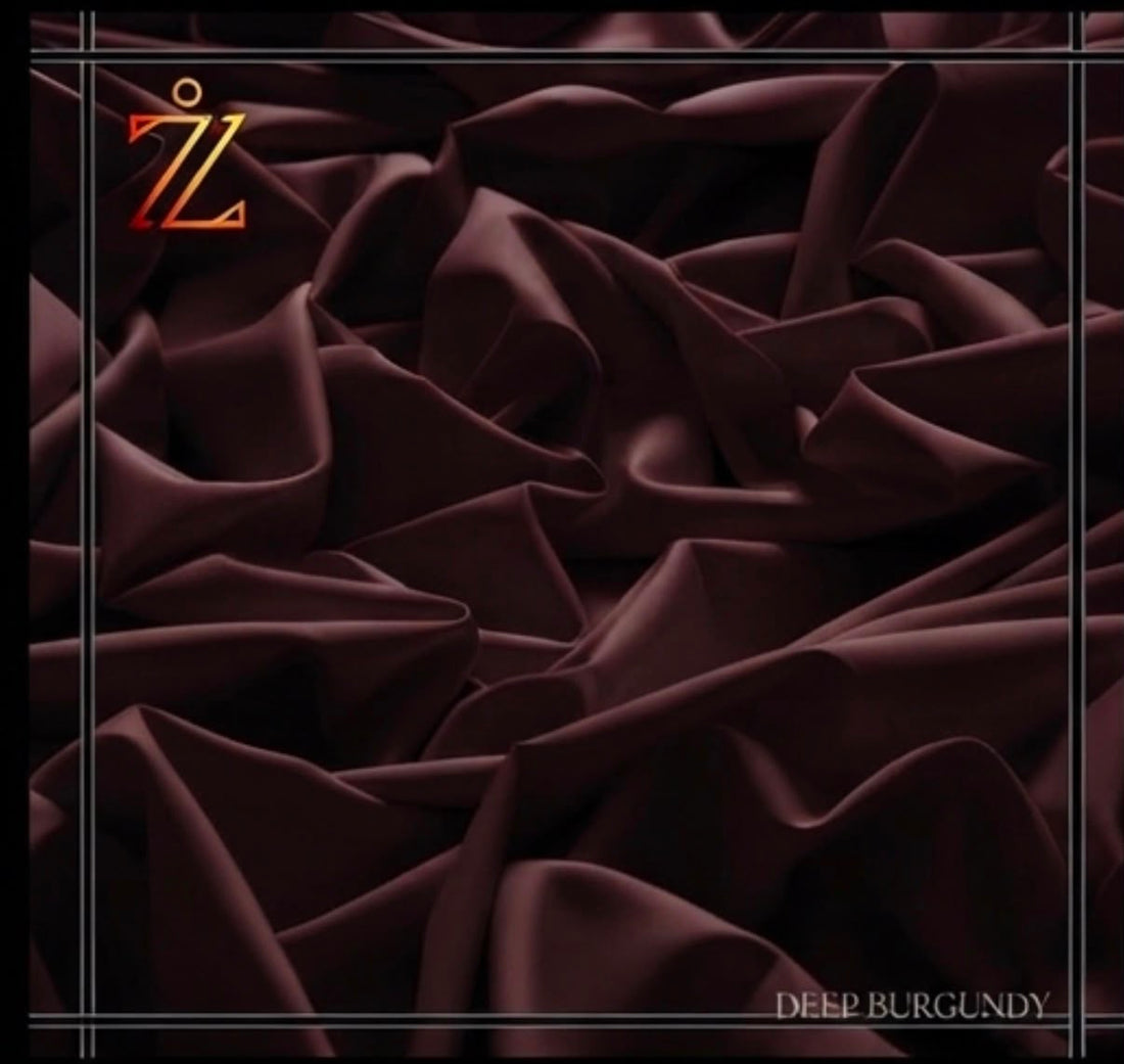 Rich Deep Burgundy Fabric