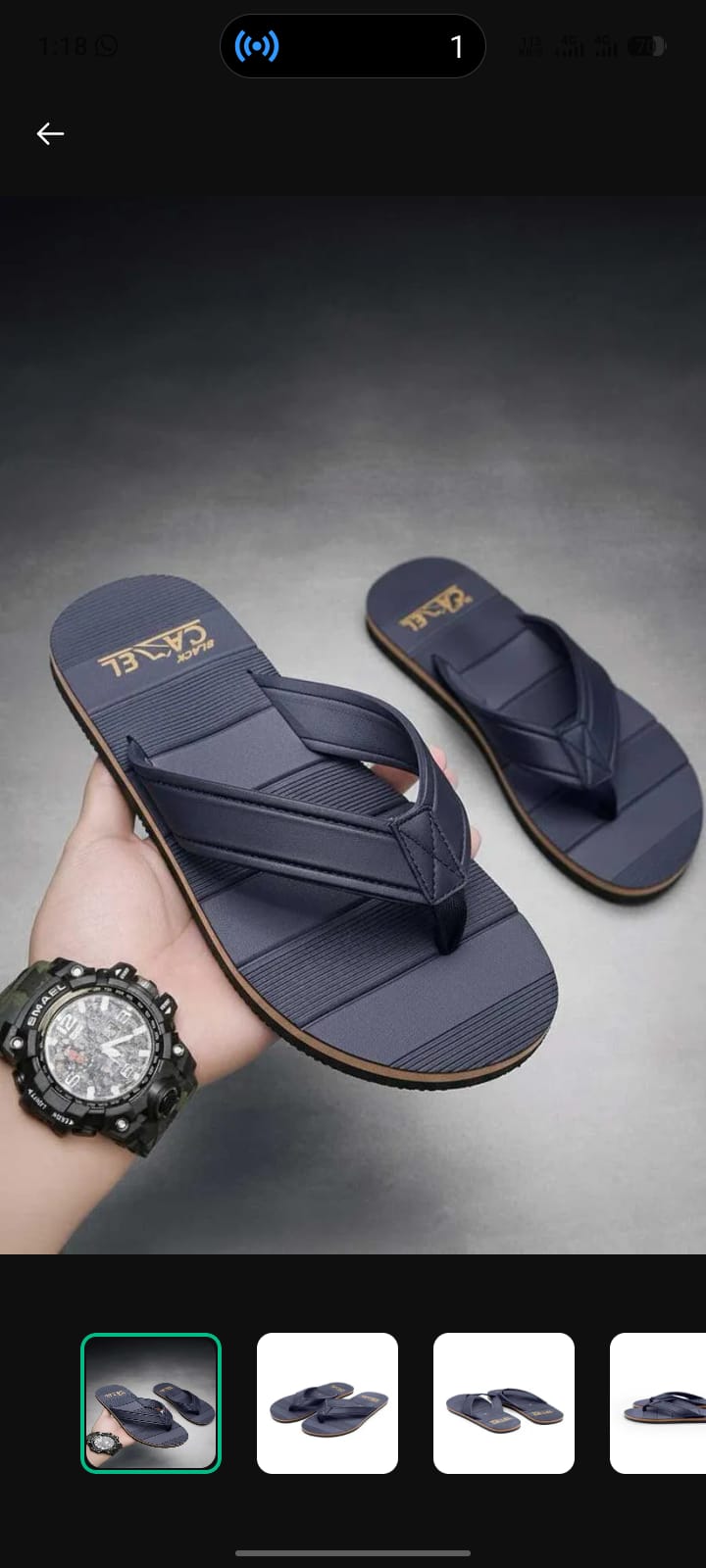 Classic Urban Comfort Thong Slippers